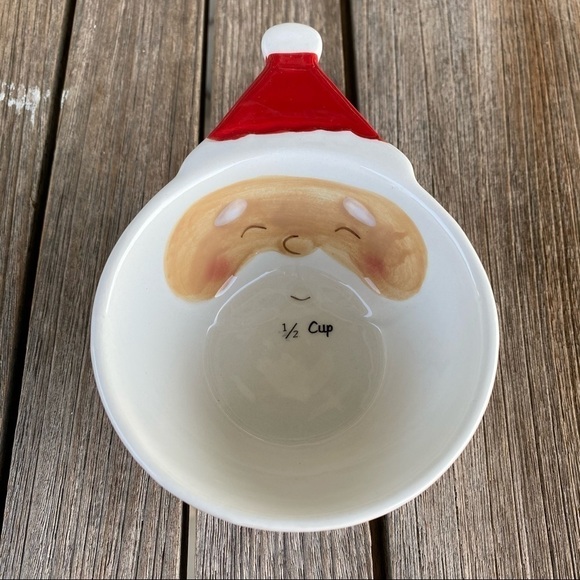 Christmas Santa Claus Ceramic Measuring Cups - Picture 3 of 8